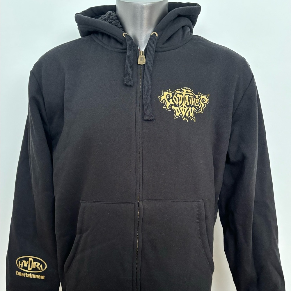 GODFATHER DON HIP HOP HYDRA HOODIE NEVER RELEASED EXCLUSIVE BLACK XXL ZIP UP NEW